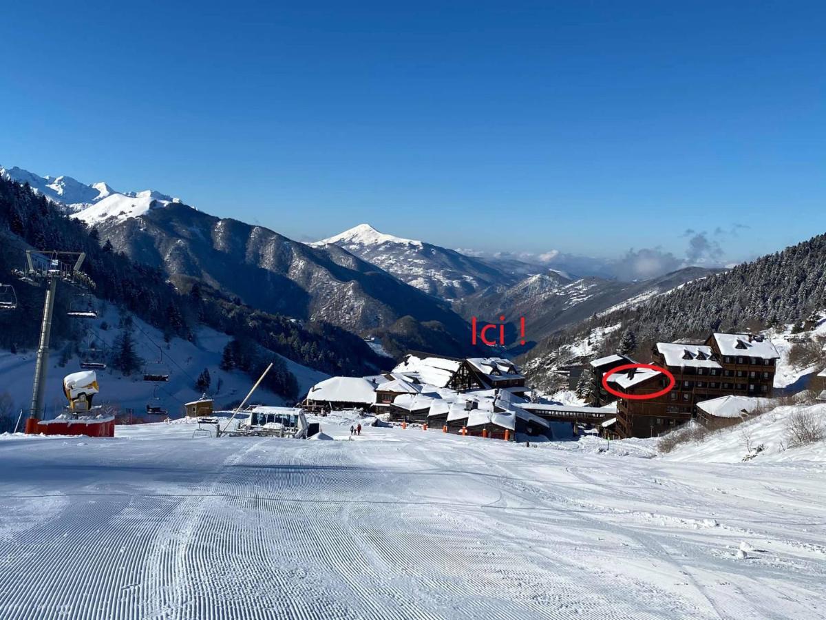 Pleine Nature Pied Pistes Piscine Chauffee Ustou Exterior foto